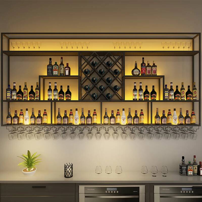 Wine Beer Rack - ﻿ Armário Expositor de Parede com