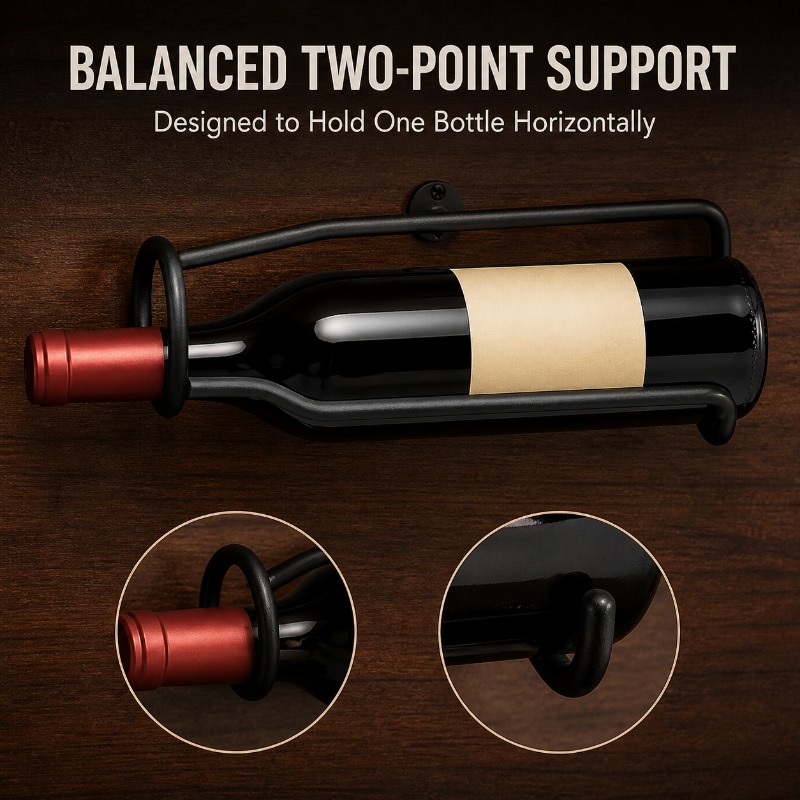 Wine Beer Rack - Suporte de Parede para Garrafas de