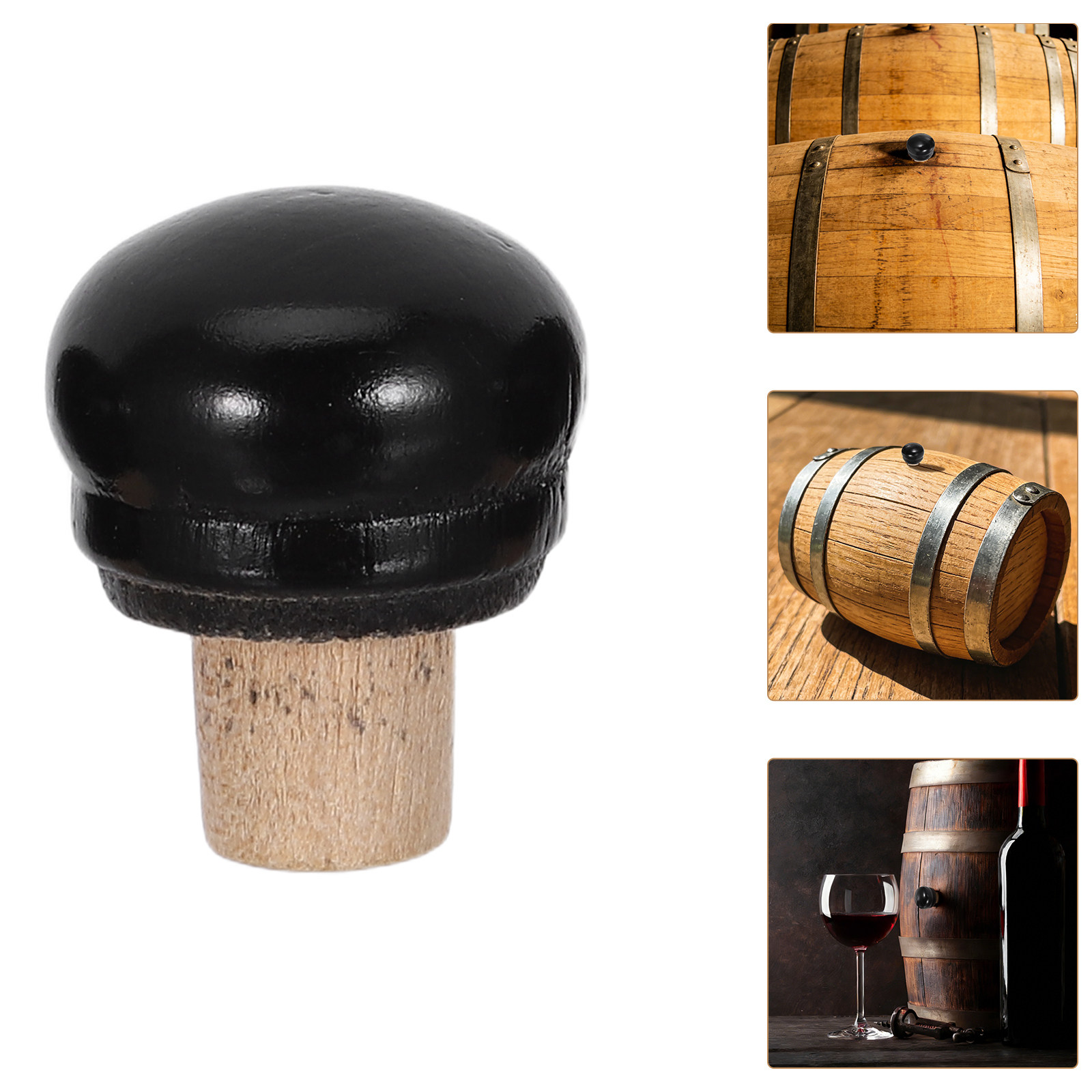 Wine Beer Glass Set - Conjunto de 4 Rolhas de Cortiça