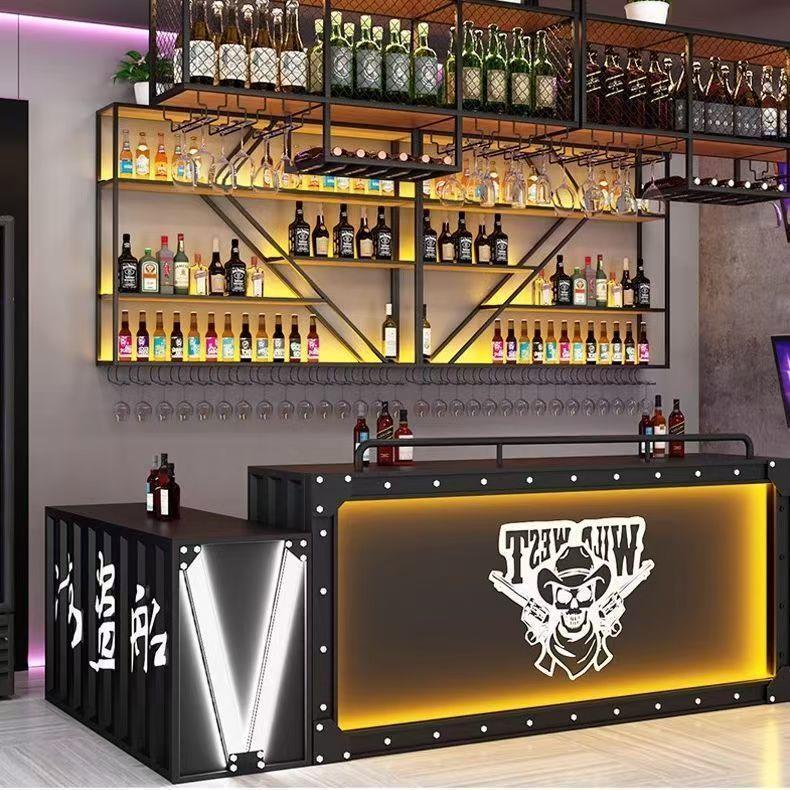 Wine Beer Rack - Suporte de parede para vinho, prateleira