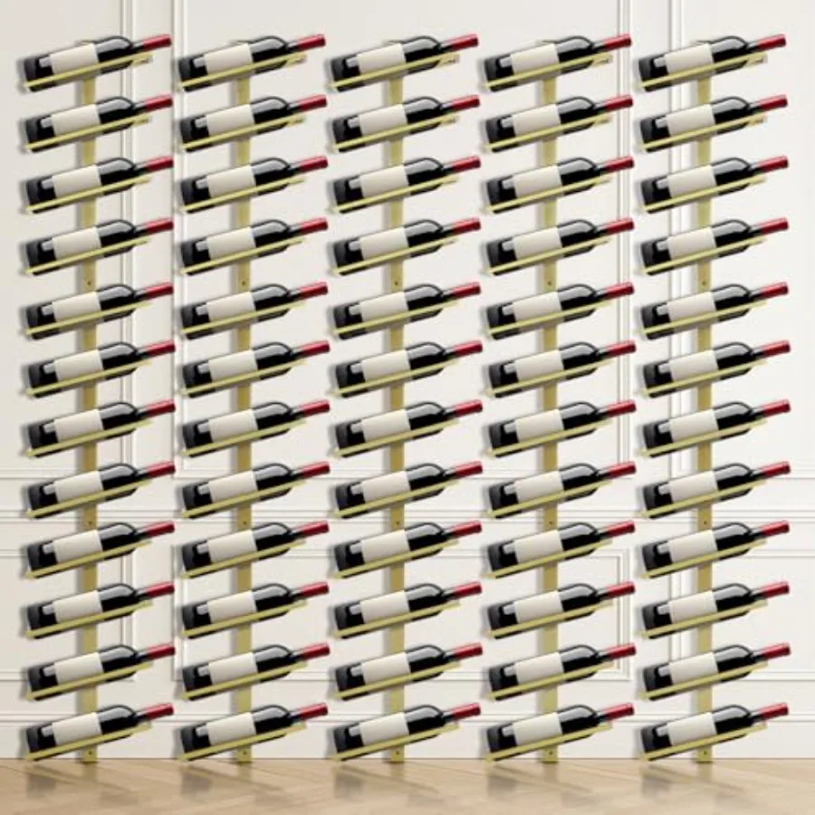 Wine Rack Wall Mount - Suporte de parede para 60 garrafas