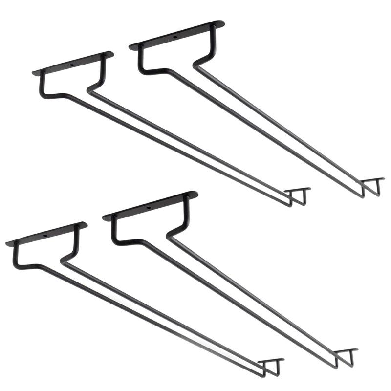 【S】1PC Suporte de Parede Preto - Wine Rack Wall Mount avaliação e preço