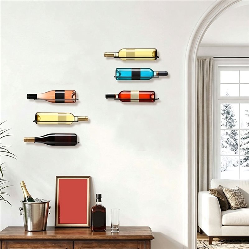 AB66-6 Suporte de Vinho Montad - Wine Rack Wall Mount avaliação e preço