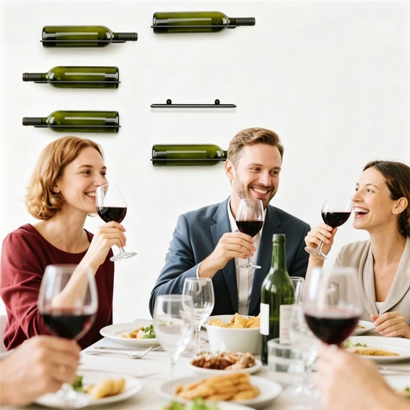 AB66-6 Suporte de Vinho Montad - Wine Rack Wall Mount avaliação e preço