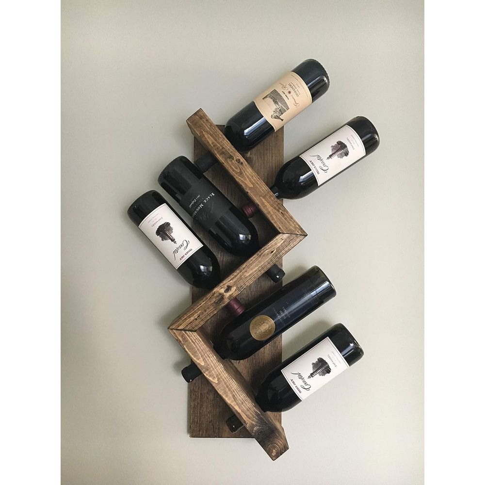 Suporte de Vinho de Madeira Mo - Wine Rack Wall Mount avaliação e preço