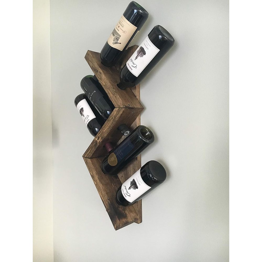 Suporte de Vinho de Madeira Mo - Wine Rack Wall Mount avaliação e preço