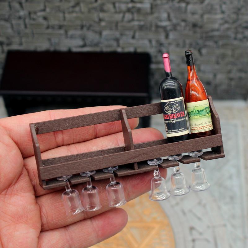 1 conjunto de casa de bonecas  - Wine Rack Wall Mount avaliação e preço