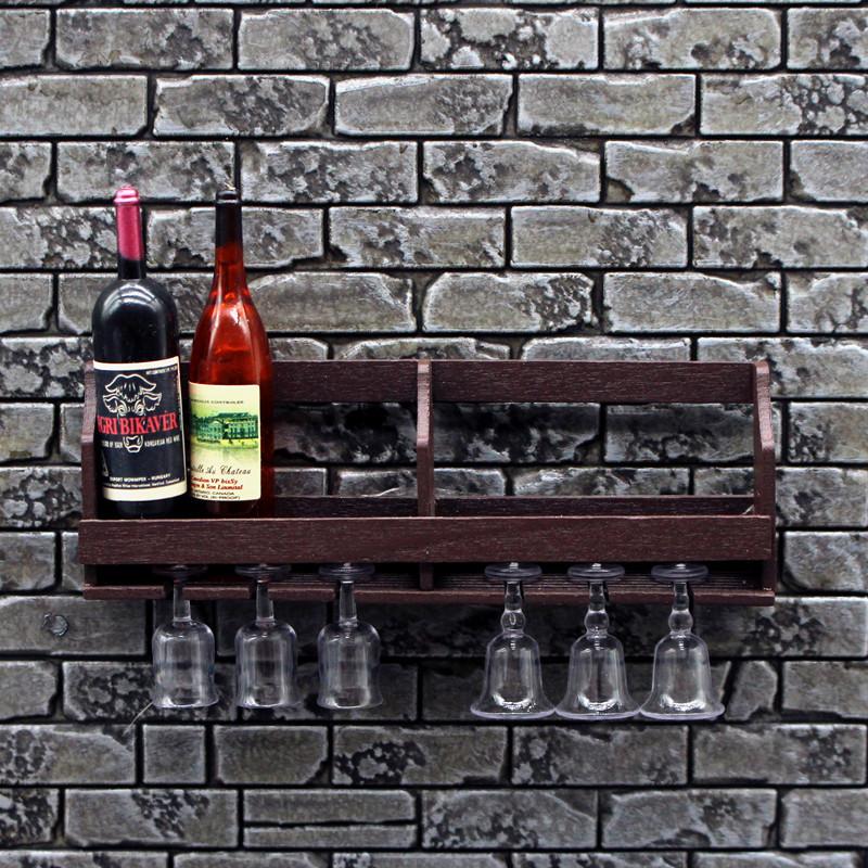 1 conjunto de casa de bonecas  - Wine Rack Wall Mount avaliação e preço