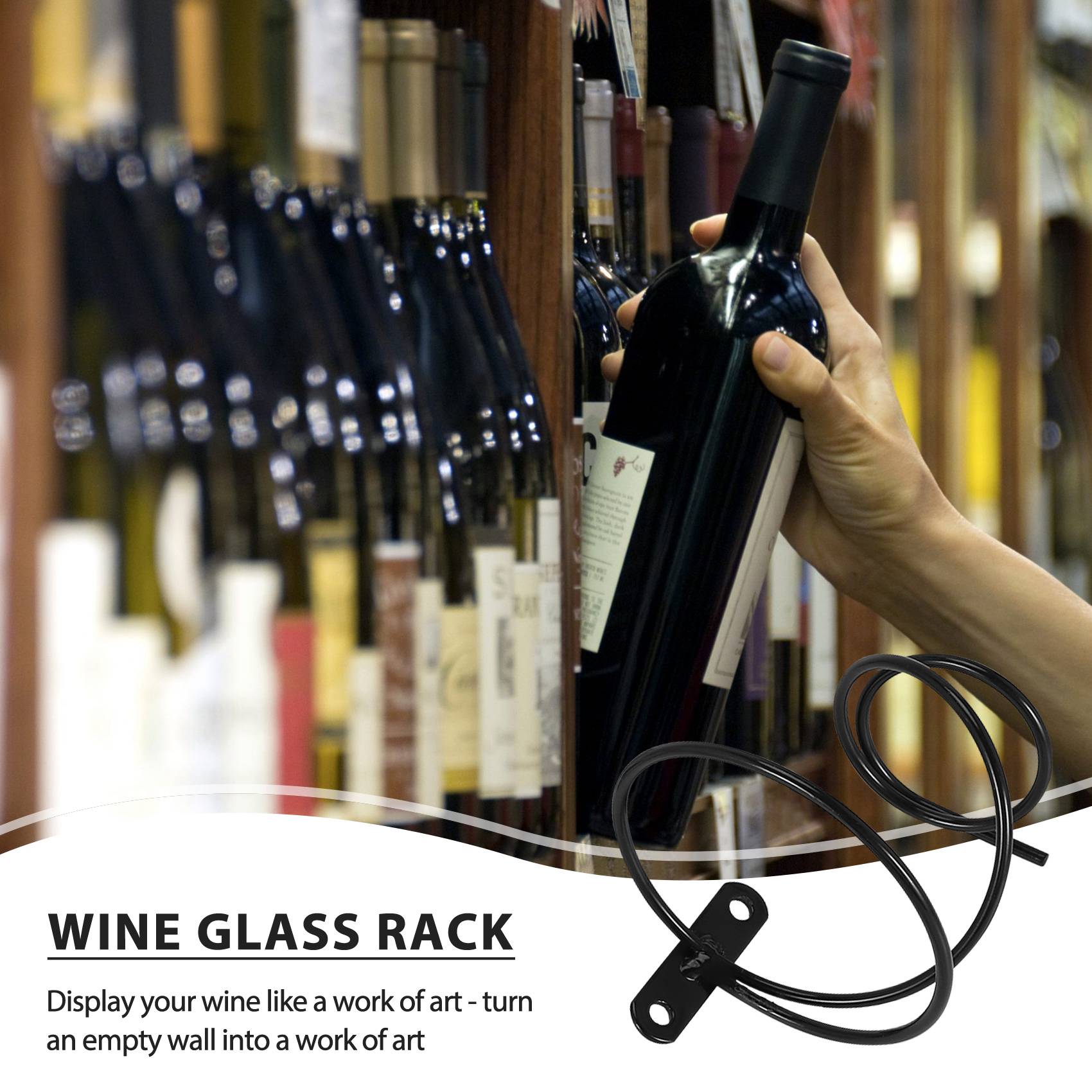 ABGH-Conjunto de 6 Suportes de - Wine Rack Wall Mount avaliação e preço