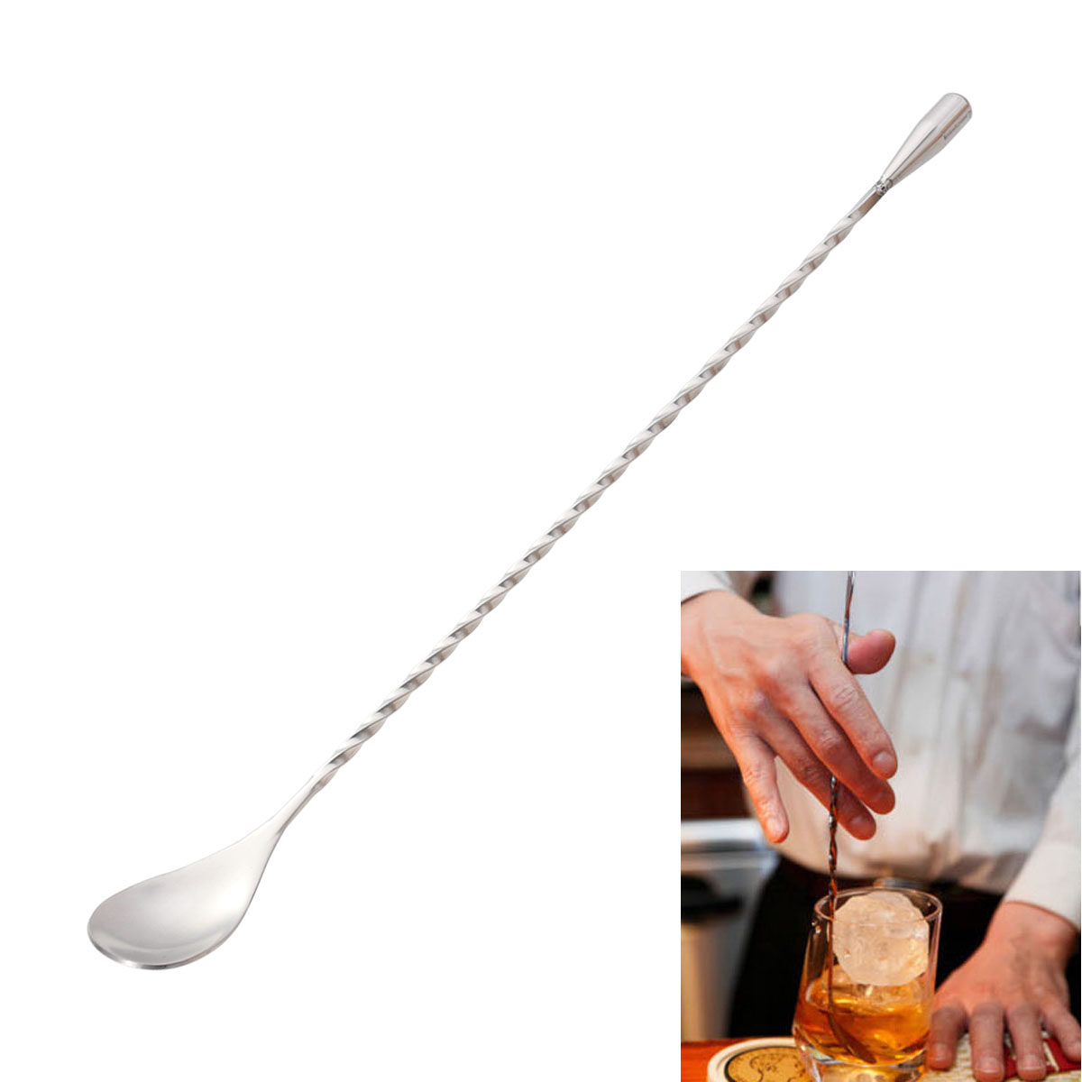 Colher de bar para coquetéis e - Bar Spoon Twisted avaliação e preço