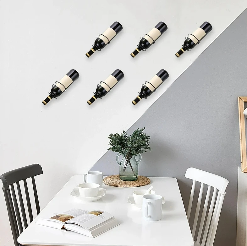 Pacote de 6 cremalheiras de vi - Wine Rack Wall Mount avaliação e preço