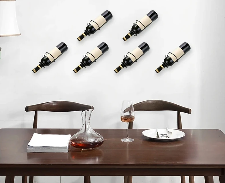 Pacote de 6 cremalheiras de vi - Wine Rack Wall Mount avaliação e preço