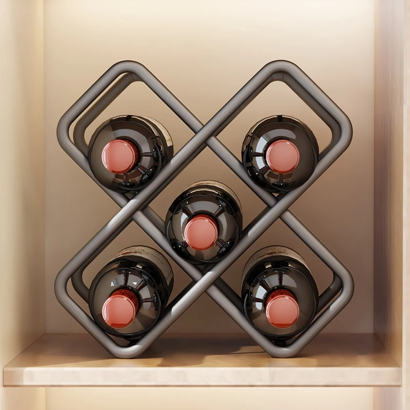 Rack de vinho hexagonal de met - Wine Beer Rack avaliação e preço