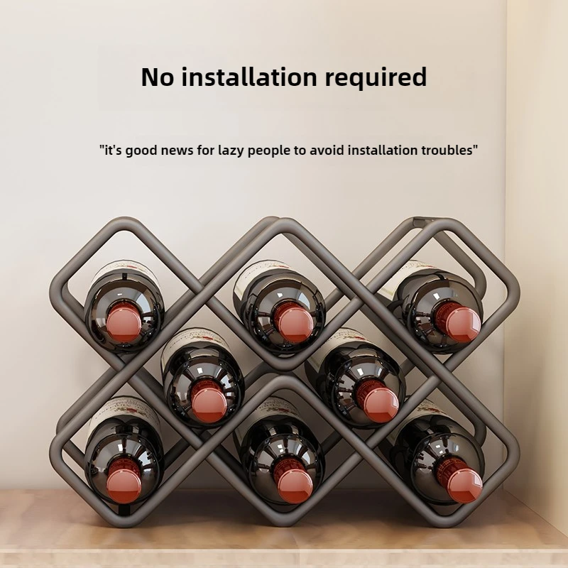 Rack de vinho hexagonal de met - Wine Beer Rack avaliação e preço